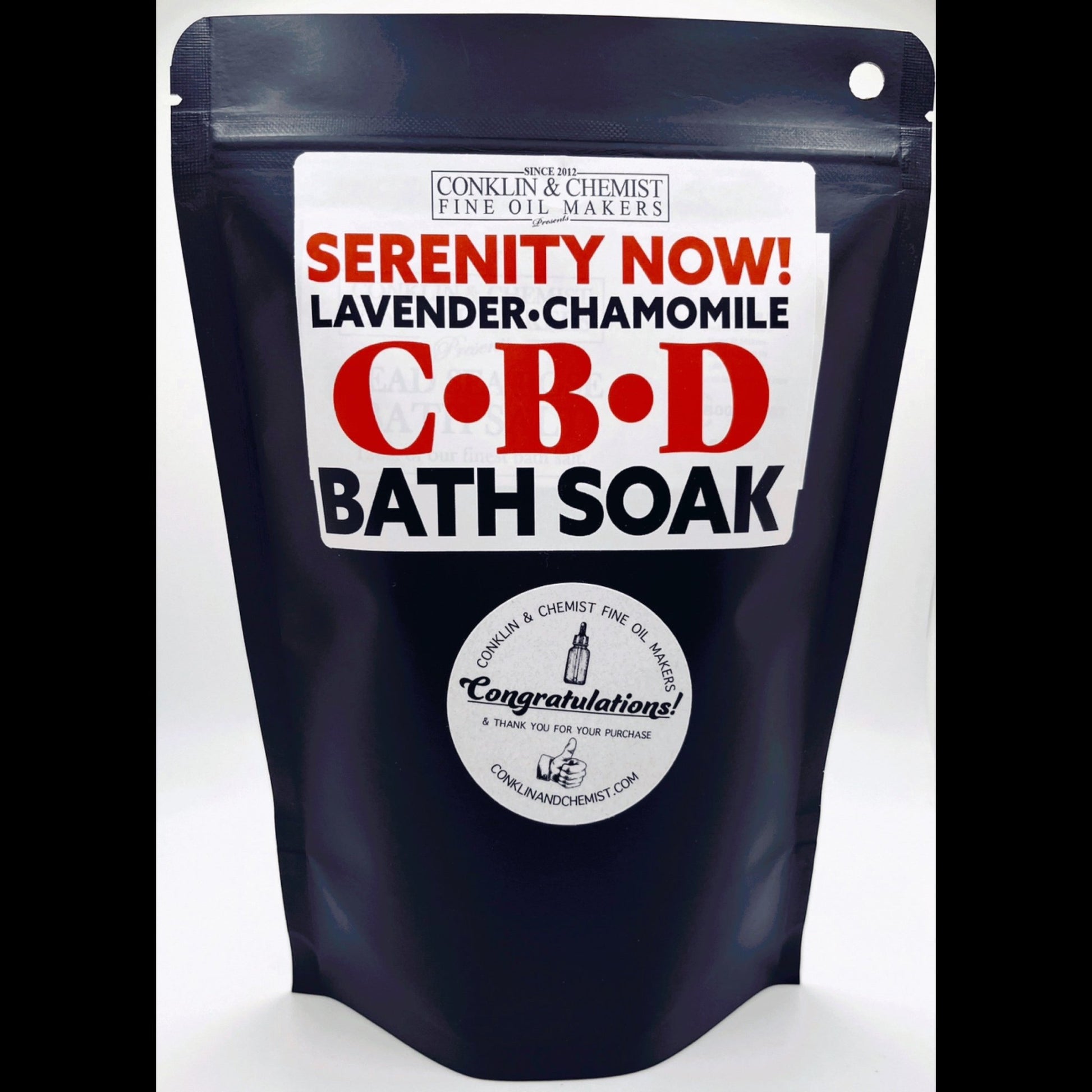 Serenity Now - CBD Soak - CONKLIN & CHEMIST